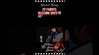 90s Kids vs. Gravity: Batman TAS Inspired Rooftop Stunts! 🦇😂 #ComicBookNostalgia #shorts