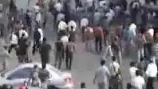 Iranian Protesters Push back Basij/Anti-Riot Police 06/21/09