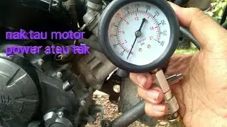 leak compression test pada enjin motor bahasa melayu