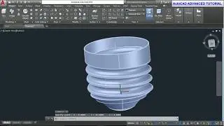 #AutoCAD Tutorial 2018   LIGHT BULB E27 MODELLING  + ASSEMBLY  PART 1