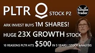 PLTR Palantir Stock | $500 Target Price | Part 2 | Huge stock Analysis | ARK Invest are loading up