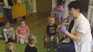 Spotkanie z panią pielęgniarką - Grupa Żółta i Fioletowa