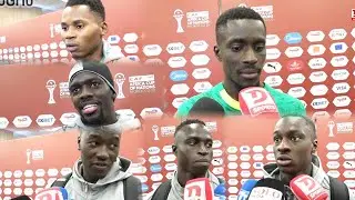Zone Mixte : Réaction des joueurs après la belle victoire face au Benin 