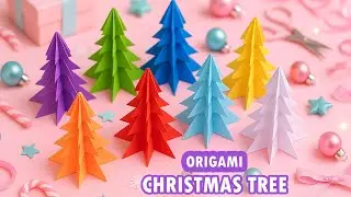 Origami Christmas Trees | How to make a paper Xmas tree | Christmas Crafts