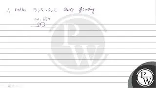 39. In a domestic circuit five LED bulbs are arranged as shown. The source voltage is \( 220 \ma....