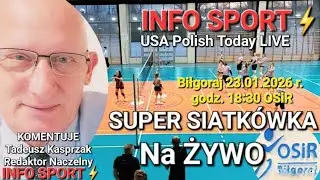 JEDYNKA BIŁGORAJ ⚽️ VOLEY ZAMOŚĆ SIATK&Oacute;WKA NA ŻYWO TYLKO W INFO SPORT ⚡️KOMENTUJE TADEUSZ KASPRZAK