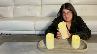 Обзор свечей Real Wax Candle Pillars &ndash; набор из 3 беспламенных светодиодов