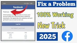 How to solve thank you unfortunately facebook problem 2025 || fix a problem thankyou facebook ||