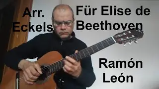 F&uuml;r Elise de Beethoven - Arr. Steve Eckels - 20 Easy Classical Guitar Pieces for Children