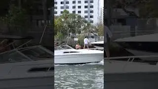 Chloe Yacht Miami River 2023 #viral #trendingshorts #viralvideo #youtubeshorts