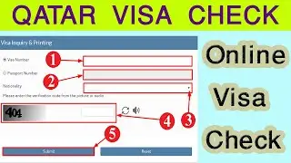 Online Qatar Visa Check 2020