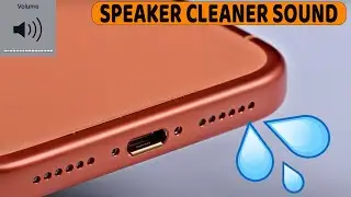 Speaker cleaner sound mobile Five minutes to remove dust and water from the speaker