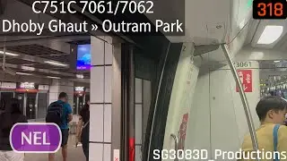 [SBST] Alstom Metropolis C751C [7061/7062] - NE6 Dhoby Ghaut &raquo; NE3 Outram Park (NEL)