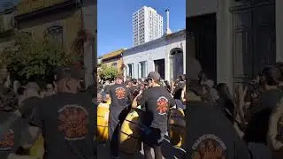 Heritage Calls. Parades on the streets of Montevideo. Majo Pedraja in the Barrio Sur neighborhood.