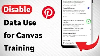 How to Disable Data Use for Pinterest Canvas Training on Mobile (Updated)