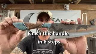 How to Finish a Knife Handle in 6 Steps on a KMG Grinder