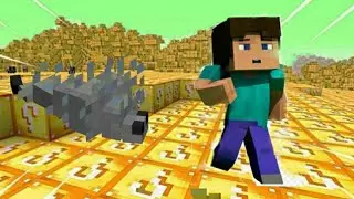 LUCKY BLOCKS ARE OP,  SAVE STEVE FROM SILVER FISH | Minecraft PE