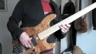 Improvised Loop Groove/Jam - on Sei 'Jazz' custom bass - slap/4-finger picking/groove