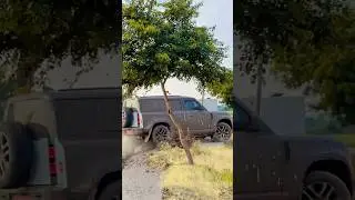 Offloading With Defender 110 White Colour Full Video 2025#autobizz #automobile #scorpio #defender