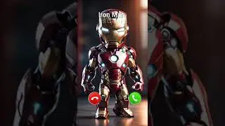 Iron Man is calling #ringtone #smartphone #ironman #superheroes superheroes #funny #cute