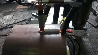 Сварка продольного шва