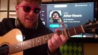 How To Play After Hours The Weeknd // guitar lesson beginner tutorial easy chords