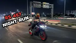 Aprilia RS 457 Full Speed Runs | Pure Exhaust Sound | Night to Morning Highway Ride | Cosyrevs