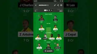 Dream 11 St Lucia t10 blast match Bls VS Scl #t-10 #viral #bls va scl