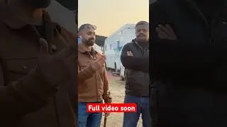 First meeting with Mr. Manu Sharma. Full video coming soon