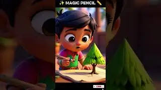 ✨ Magic Pencil ✏️ #MagicPencil  #KidsStory  #CartoonStory