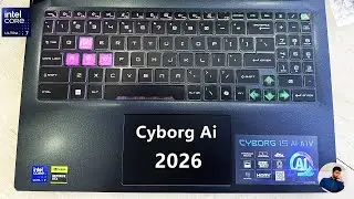 MSI Cyborg Gaming 15 AI A1VEK Intel Core Ultra 7 Unboxing - RTX 4050