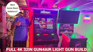 Game Room Solutions Carnival 32in 4K Arcade LightGun Cabinet Full + Обзор | Gun4IR, Marquee и мно...