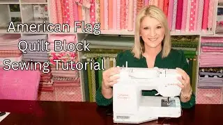 American Flag Quilt Block