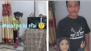 Minal ne room ki sfai ki 😇🤗#mirha  vlog
