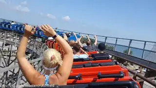 Gemini Back Row (HD POV) Red Side Cedar Point