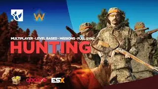 Fivem Multiplayer Hunting Script | GROUP SYSTEM | LEVEL XP BASED | +15 MISSONS | FULL SYNC