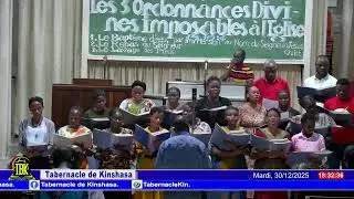 Thème : LES 3 ORDONNANCES DIVINES IMPOSABLES A L'EGLISE. Ps 119 : 4 - 6.