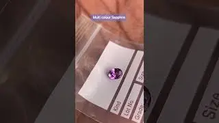 Multi color sapphire from Sri Lanka