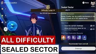 Starhunt Game Arcade Challenge | Sealed Sector All Difficulty Levels | Honkai Star Rail