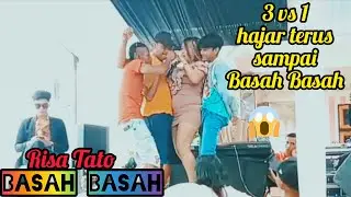 3 vs 1 NANCEUB TERUS AJIB - BASAH BASAH ( RISA TATO ) RAMPAK BAJIDOR || BIDUAN YANG INI BIKIN PUASSS