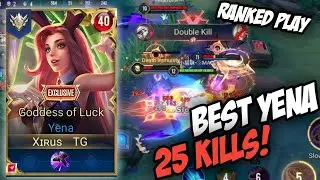 your favorite yena is back 😌 BEST YENA GAMEPLAY | AoV | 傳說對決 | RoV | Liên Quân Mobile