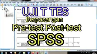 UJI T menggunakan SPSS l Data Pre-test Post-test