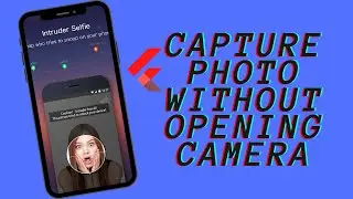 How to capture a photo without opening a camera ?