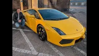 Pharmacist buys a Lamborghini, Start up, Revs, and a Drive by *its awesome*