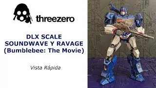 Vista R&aacute;pida Threezero Transformers Bumblebee Movie DLX Scale Collectible Series Soundwave y Ravage