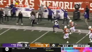TCU RB Kendre Miller 75 Yard TD vs Texas | 2022 College Football
