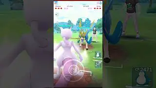 ✨️Crown Zacian V/S Mewtwo PVP Battle in #pok&eacute;mongo
