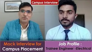 Electrical Mock Interview I Campus Interview I Campus Placements I Arvind Singh Pemawat