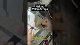Making Velcro Straps #velcrostraps #factory #xinhongyuan #hookloopstraps
