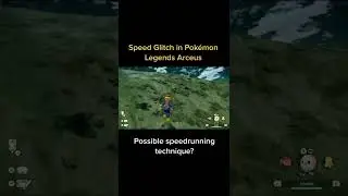 Pokemon Legends Arceus - Run Speed Glitch (run faster than ever)